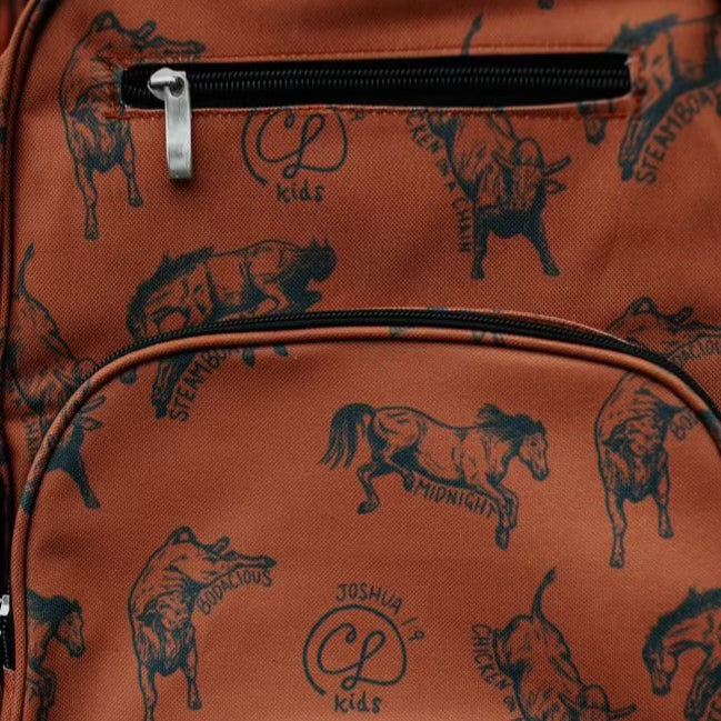 Oldschool Cowboy Toddler Backpack