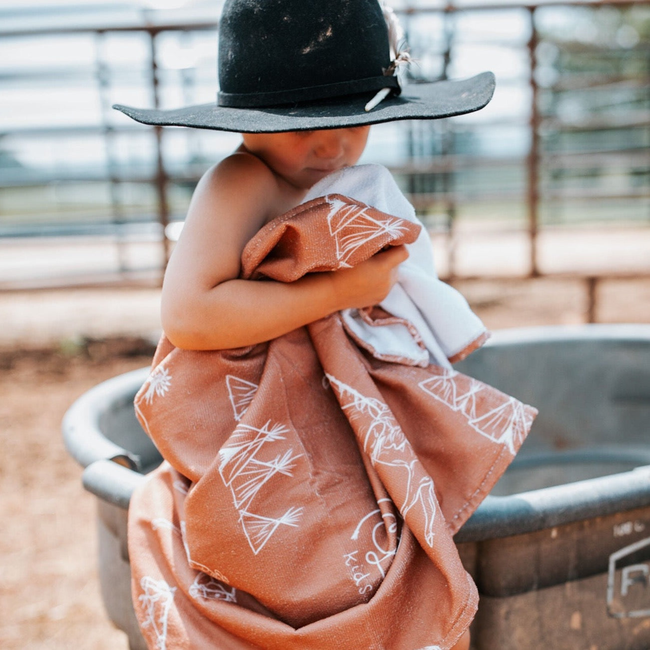 PRE_ORDER Cowboys & Indians Toddler Towel